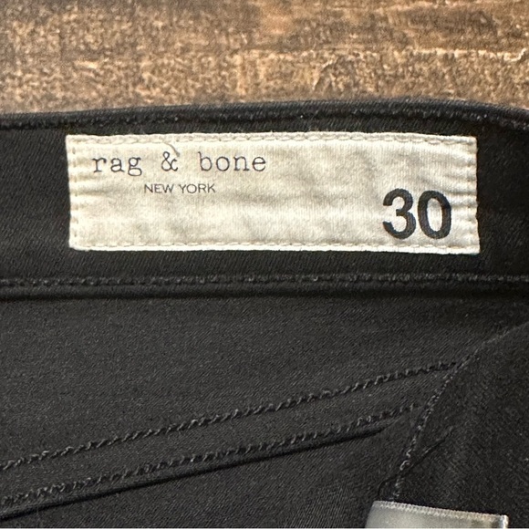 Rag & Bone Metallic Coated Skinny Jeans - Picture 6 of 8